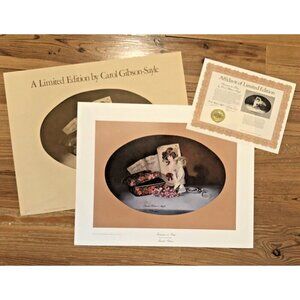 20"x16 Ltd Ed Signed Numbered Print TREASURES IN TIME by CAROL GIBSON-SAYLE 1979